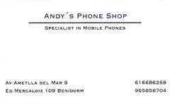 Andy’s phone shop